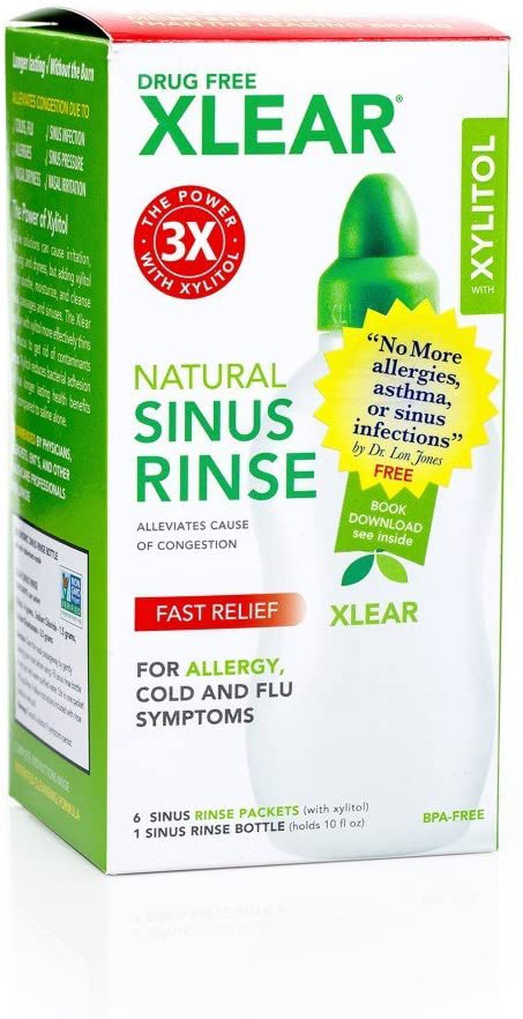 XLEAR Natural Sinus Rinse Kit